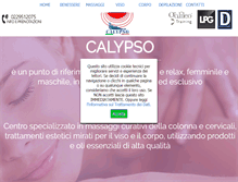 Tablet Screenshot of calypsocentroestetico.com